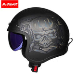 Capacete LS2 Spitfire  Vintage Retrô - 73MotoSports