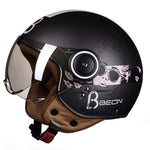 Capacete aberto estilo vintage - 73MotoSports