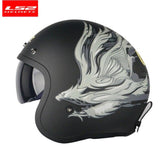 Capacete LS2 Spitfire  Vintage Retrô - 73MotoSports