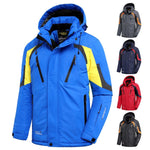 Men 2022 Winter New Outdoor Jet Ski Snow Warm Parkas Jacket Coat Men Outwear Brand Casual Hat Waterproof Thick Fleece Parka Men - 73MotoSports