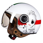 Capacete aberto estilo vintage - 73MotoSports