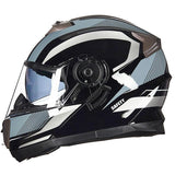 Capacete GTX  com lente dupla - 73MotoSports