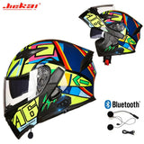 Capacete Jiekai com bluetooth,  Flip 3/4 - 73MotoSports