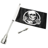 Suporte vertical universal para bandeira Harley - 73MotoSports