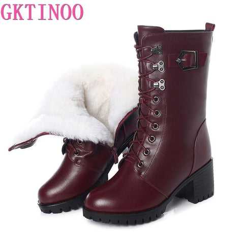 Bota Feminina Gktinoo couro legítimo - 73MotoSports