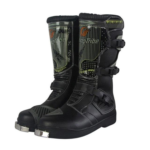 Bota Riding Tribe couro impermeável - 73MotoSports