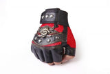 Luva de couro Skulls Rivet - 73MotoSports