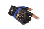 Luva de couro Skulls Rivet - 73MotoSports