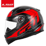 Capacete de fibra de carbono LS2 FF396 - 73MotoSports