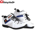 Bota Speed  de couro e microfibra, antiderrapante - 73MotoSports