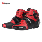 Bota Speed  de couro e microfibra, antiderrapante - 73MotoSports