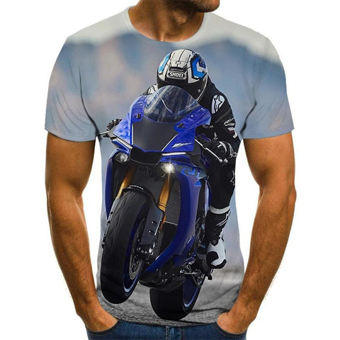 Camiseta 3d moda para motociclismo - 73MotoSports