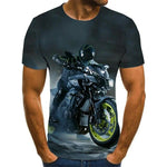 Camiseta 3d moda para motociclismo - 73MotoSports