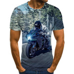 Camiseta 3d moda para motociclismo - 73MotoSports