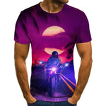 Camiseta 3d moda para motociclismo - 73MotoSports