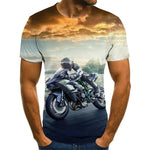 Camiseta 3d moda para motociclismo - 73MotoSports