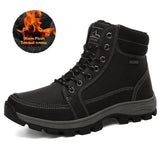 Bota masculina a prova d'água, couro sintético, antiderrapante - 73MotoSports