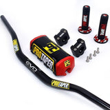 Guidão de motocicleta Pro Taper, 1-1/8 ", para bicicleta, motocross, dirt pit bike, adaptador cnc 1/8mm - 73MotoSports