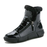 Bota de couro envernizado impermeável - 73MotoSports