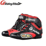 Bota Speed  de couro e microfibra, antiderrapante - 73MotoSports