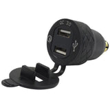 Adaptador para carregador dual usb - 73MotoSports