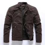 Jaqueta masculina de couro - 73MotoSports