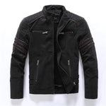 Jaqueta masculina de couro - 73MotoSports