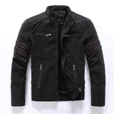 Jaqueta masculina de couro - 73MotoSports