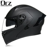 Capacete ORZ com com visor duplo - 73MotoSports