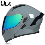 Capacete ORZ com com visor duplo - 73MotoSports