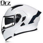 Capacete ORZ com com visor duplo - 73MotoSports