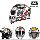 Capacete GTX  com lente dupla - 73MotoSports