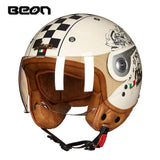 Capacete BEON retro - 73MotoSports