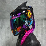 Capacete JIEKAI com lente dupla, com trança - 73MotoSports