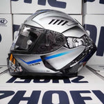 Capacete Shoei X14 Spirit III prata 60s - 73MotoSports