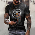 Camiseta Masculina Route 66 - 73MotoSports