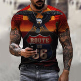 Camiseta Masculina Route 66 - 73MotoSports