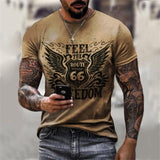 Camiseta Masculina Route 66 - 73MotoSports