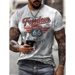 Camiseta Masculina Route 66 - 73MotoSports