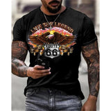 Camiseta Masculina Route 66 - 73MotoSports