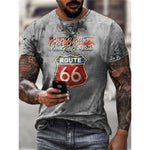 Camiseta Masculina Route 66 - 73MotoSports