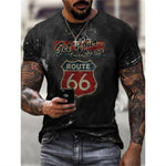 Camiseta Masculina Route 66 - 73MotoSports