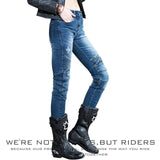 Calça Jeans feminina Uglybros com proteção de segurança - 73MotoSports