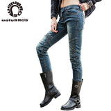 Calça Jeans feminina Uglybros com proteção de segurança - 73MotoSports