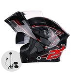 Capacete Jiekai com bluetooth,  Flip 3/4 - 73MotoSports