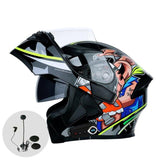 Capacete Jiekai com bluetooth,  Flip 3/4 - 73MotoSports