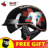 Capacete Gxt modelo retrô - 73MotoSports