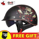 Capacete Gxt modelo retrô - 73MotoSports