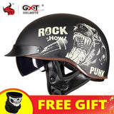 Capacete Gxt modelo retrô - 73MotoSports