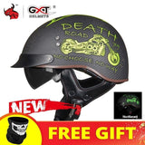 Capacete Gxt modelo retrô - 73MotoSports